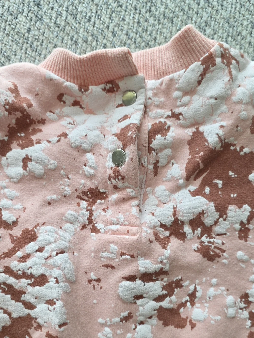 Pink Tie-Dye Patterned Kids One-Piece Romper